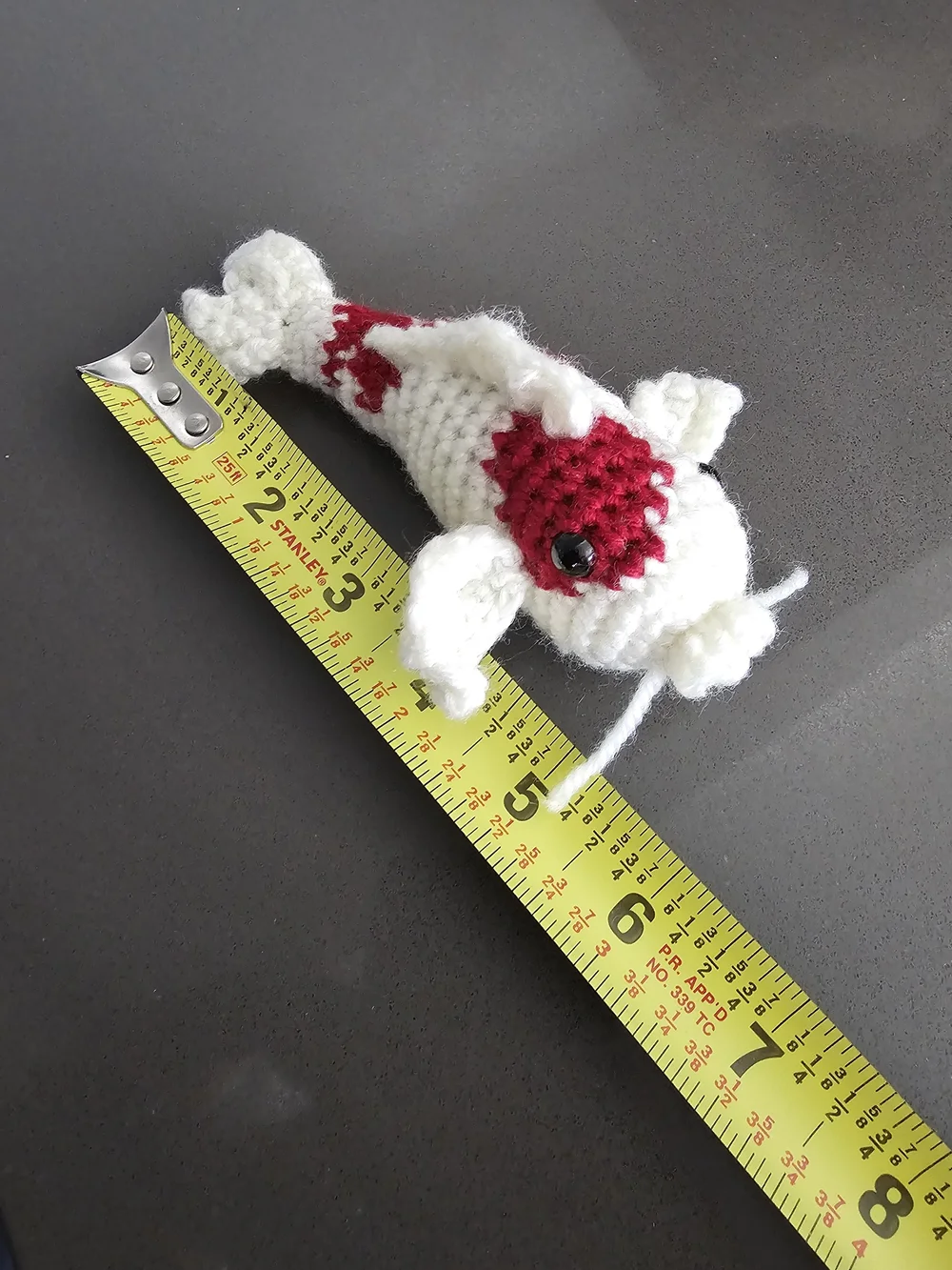 100% Handmade Crochet Koi Fish